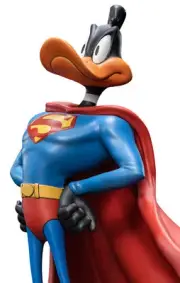 Statue Daffy Duck Superman - Space Jam: A New Legacy - Art Scale 1/10 - Iron Stu