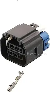 1-100 Sets 12pin auto Connector 13678638 sheathed (Size : 100 Sets)