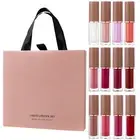 Lip Gloss Gift Set for Women 12pcs Portable Lip Balm Lip Stick Lip Gloss Set