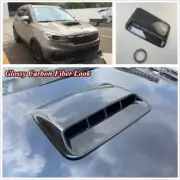 Glossy Black Plastic Car Hood Decorative Air Flow Intake Scoop Vent Bonnet Cover