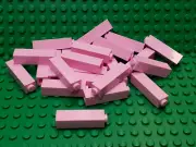 ** 25 CT LOT ** Lego NEW bright pink 1 x 1 x 3 bricks Lot of 25