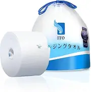 ITO Disposable Face Towel, 80 Count Biodegradable Cotton Facial Tissue for Drying Face, One Time Face Towel, Unscented Baby Dry Wipes, Make Up Removing Wipes Ultra Soft Thickening for Sensitive Skin