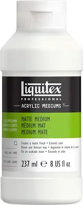 Professional Matte Fluid Medium, 237 Ml (Pack of 1)