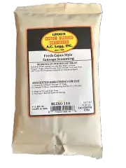 AC Legg's Cajun Sausage Seasoning Blend 110 - Authentic Spicy Cajun Flavor