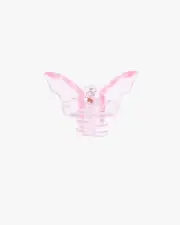 Pink Small Butterfly Claw Clip