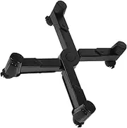 GRADENEVE Movable CPU Storage Stand with Wheels Stylish Desktop Computer Rack for Home Office Use Versatile PC Accessory for Elevating Computer Towers Speakers More Shaped Design