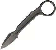 Bastinelli Creations Spade Fixed Blade Knife Stonewash Handle N690 Plain BAS223