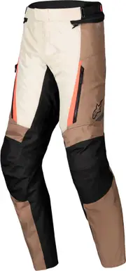 Alpinestars ST-1, textile pants waterproof , color: Light Brown/Beige/Black/Neon-Red , size: XL
