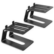 2X(Desktop Speaker Stands, 1 Pair, Studio Monitor Riser with Vibration7444