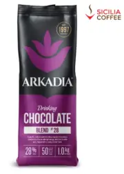 1kg Arkadia Drinking Chocolate 28% Cocoa - for hot and cold drinks