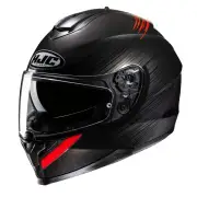 C70N Sway Grey Red Full Face Helmet
