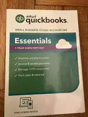 QuickBooks Essentials Small Business Cloud Accounting 1 Year Subscription