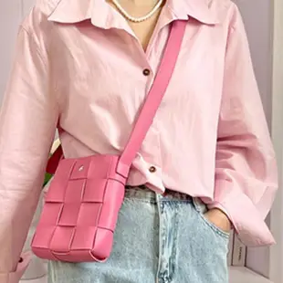 【MoonDy】韓國包包 小側背包 旅行小包 編織包包 女生斜背包 側背包 手機小包 可愛韓國小包包 側背小方包