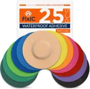 Fixiс Sensor Covers 25 Pack 3 1/2" - Perfect Freestyle Adhesive Bandages for Lib
