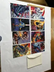 1995 Fleer Ultra - Marvel "ULTRA PRINTS" - 8 CARDS - Size 10" x 6 1/2" WOLVERINE