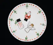 RARE! BATH & BODY WORKS HOLIDAY CERAMIC CANDLE PLATE / TRIVET 6" DIAMETER NEW