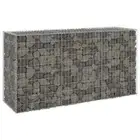vidaXL Gabion Wall with Covers Galvanised Steel 200x60x100 cm BMG