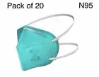 BYD DE2322 N95 Respirator Face Mask - 20 Pack