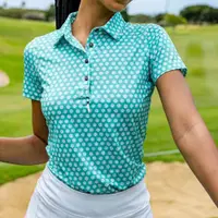 在飛比找蝦皮商城精選優惠-2023 新款夏季女式 Swagger 高爾夫 Polo 衫