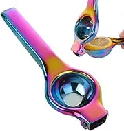 Stainless Steel Lemon Squeezer - Stainless Steel Hand Press Citrus Juicer | Non-Slip Grip Stainless Hand Press Citrus Juicer For Lemons, Limes, And Other Small Citrus Fruits