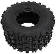 ATV Tire, Rubber Tubeless Tire for UTV Go Kart, 8 Inch Lawn Mower Tire, 18x9.50‑8 Garden Cart Tire