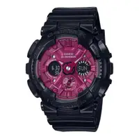 在飛比找蝦皮商城優惠-【G-SHOCK】個性黑紅三眼電子錶GMA-S120RB-1