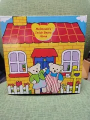 Rare 14 McDonald's Teddy Bears 1999 Complete Set with Pop up Home Sealed