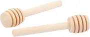 100-Piece Mini Wooden Honey Spoons, 8 cm Honey Stick, Mini Jam, Classic Honey Slicer