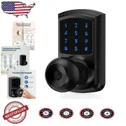 Heavy-Duty Keypad Door Lock with Anti-Peep Function for Front and Back Doors