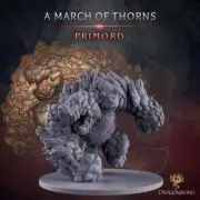 PRIMORD STONE GOLEM EARTH ELEMENTAL ROGUE IDOL - D&D RPG Kings of War Proxy LAIR