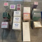 New In Box Lot of Vintage Collectible AVON Bottles Cars Bear Santa Snowman