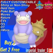 Pokémon Sword and Shield ✨ Shiny Slowbro ✨ W/ Best 6IV Customizable