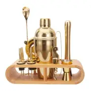 12Pcs-Cocktail Shaker Set Stainless Steel Bartending Kit 18.6oz Cocktail Bar ...