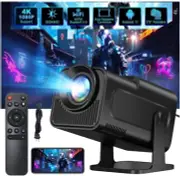 Projector, Mini Projector, 4K 1080P Android 11.0 WiFi 6 BT5.0 Mini Projector, 39