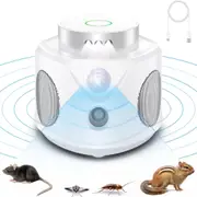 USB Possum Repeller w/ Ultrasonic Chemical Free Insect Pest Rat Mouse Repellent