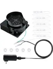 12V Air Blower for Inflatables with 5 LED Light Strings for Outdoor Inflatable D