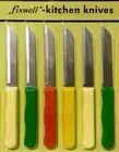 FIXWELL Stainless Steel Knife Set Multi-purpose Usage Pack of 6 Assorted Color