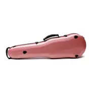 Violin Case 4/4 full size Hard Shell Mixed Carbon fiber BackStraps Pink color
