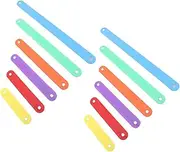 12 Piece Magnetic Polygon Splicing Strips Set, Interactive Math Triangle Demonstration Tool, Hands On Geometry Instruction Device for Teachers, Students, Homeschooling, and