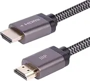 Monoprice 8K Certified Braided Ultra High Speed HDMI 2.1 Cable - 15 Feet - Black | 48Gbps, Compatible with Sony PS 5, PS 5 Digital Edition, Xbox Series X, and Xbox Series S