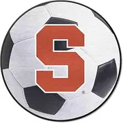 FANMATS NCAA Syracuse University Orange Nylon Face Soccer Ball Rug