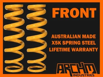 FRONT SUPER LOW KING COIL SPRINGS FOR FORD FALCON BA XR6 / XR8 UTE 2002-2007 (for: Ford)