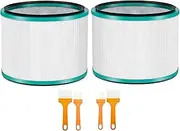H13 HEPA Air Purifier Filter Replacement Compatible with Dyson Pure Cool Link DP01 DP03 Desk Fan and Hot + Cool Link Heater HP00 HP01 HP02 HP03 968125-03 305214-01 305214-01, 2-Pack