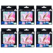 6x 4pc Mystical Worlds Cork-Backed Drink Coasters Table Mat Set Square Mystical