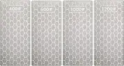 4 Pieces Diamond Sharpening Stone Grit Diamond Plate Honing Stone for Kitchen Sharpening Dull, Blunt or Tired Edges, 5.9 x 2.48 Inches(400/600/1000/1200 Grit)