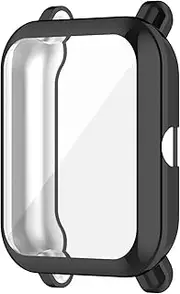 Screen Protector Case intended for Amazfit GTS 2 Mini/Bip U Pro Smartwatch Accessories TenCloud Covers Scratched Resistant Full Protective Cover intended for GTS 2 Mini (Black)