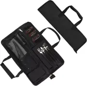 Chef’s Knife Roll Bag, Heavy Duty Oxford Chef Knife Bag, Portable 13 Slots Ch...