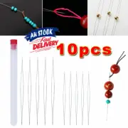 10PC Threading Tool Big Eye Beading Needles Making DIY for Bracelet Easy Jewelry