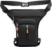 Motorcycle Thigh Bag,Women Men Thigh Bag Motorcycle | Adjustable Organizer, Waterproof Waist Pack for Running Cycling Fishing Traveling Keys Phone