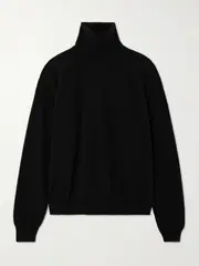 [SAINT LAURENT] SAINT LAURENT - Cashmere Turtleneck Sweater - Black - M M Black